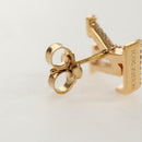 LOUIS VUITTON Monogram Metal Pierce LV Iconic Strass Gold M00609 LV Auth BA8724SAM-8