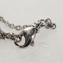 BVLGARI Pearl Necklace metal Silver Auth BA8725SAV-10