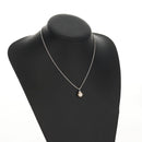 BVLGARI Pearl Necklace metal Silver Auth BA8725SAV-11