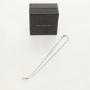 BVLGARI Pearl Necklace metal Silver Auth BA8725SAV-12