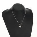 BVLGARI Necklace K18WG Silver Auth BA8726SAV-13