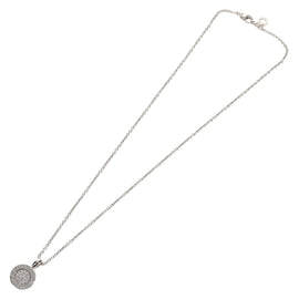 BVLGARI Necklace K18WG Silver Auth BA8726SAV - 0