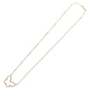 Van Cleef & Arpels Lucky Alhambra Papillon Necklace Au750 Gold Auth BA8727SM-2