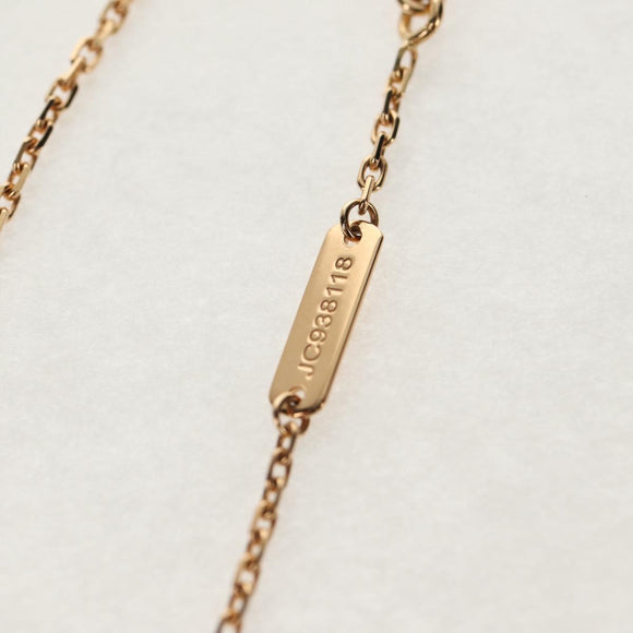 Van Cleef & Arpels Lucky Alhambra Papillon Necklace Au750 Gold Auth BA8727SM