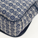 GUCCI Shoulder Bag Canvas Blue Silver 664143 Auth BA8728SAV-17