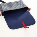 GUCCI Shoulder Bag Canvas Blue Silver 664143 Auth BA8728SAV-20