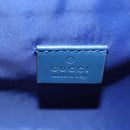 GUCCI Shoulder Bag Canvas Blue Silver 664143 Auth BA8728SAV-21