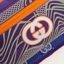 GUCCI Waist bag Nylon Blue Silver 752102 Auth BA8729V-18