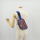 GUCCI Waist bag Nylon Blue Silver 752102 Auth BA8729V-28