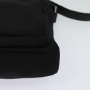 SAINT LAURENT Shoulder Bag Canvas Black Auth BA873-14