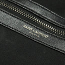 SAINT LAURENT Shoulder Bag Canvas Black Auth BA873-17
