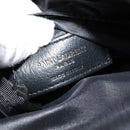 SAINT LAURENT Shoulder Bag Canvas Black Auth BA873-18