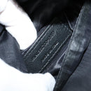 SAINT LAURENT Shoulder Bag Canvas Black Auth BA873-12