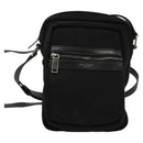 SAINT LAURENT Shoulder Bag Canvas Black Auth BA873-13