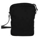 SAINT LAURENT Shoulder Bag Canvas Black Auth BA873-2