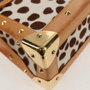 LOUIS VUITTON Multicolor Sac Dalmatian Hand Bag Black M92825 LV Auth BA8730SAV-16