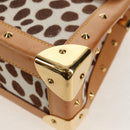 LOUIS VUITTON Multicolor Sac Dalmatian Hand Bag Black M92825 LV Auth BA8730SAV-17