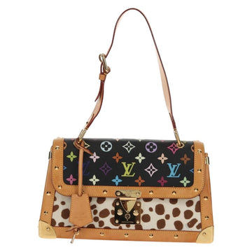 LOUIS VUITTON Multicolor Sac Dalmatian Hand Bag Black M92825 LV Auth BA8730SAV - 0