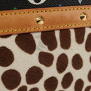 LOUIS VUITTON Multicolor Sac Dalmatian Hand Bag Black M92825 LV Auth BA8730SAV-4