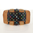 LOUIS VUITTON Monogram Multicolor Courtney MM Bag 2way Black M45642 Auth BA8731V-5
