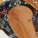 LOUIS VUITTON Monogram Multicolor Courtney MM Bag 2way Black M45642 Auth BA8731V-21