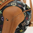 LOUIS VUITTON Monogram Multicolor Courtney MM Bag 2way Black M45642 Auth BA8731V-22