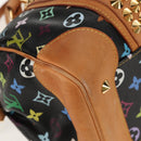 LOUIS VUITTON Monogram Multicolor Courtney MM Bag 2way Black M45642 Auth BA8731V-23