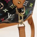 LOUIS VUITTON Monogram Multicolor Courtney MM Bag 2way Black M45642 Auth BA8731V-24