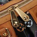 LOUIS VUITTON Monogram Multicolor Courtney MM Bag 2way Black M45642 Auth BA8731V-25