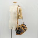 LOUIS VUITTON Monogram Multicolor Courtney MM Bag 2way Black M45642 Auth BA8731V-30
