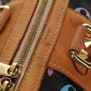 LOUIS VUITTON Monogram Multicolor Courtney MM Bag 2way Black M45642 Auth BA8731V-7