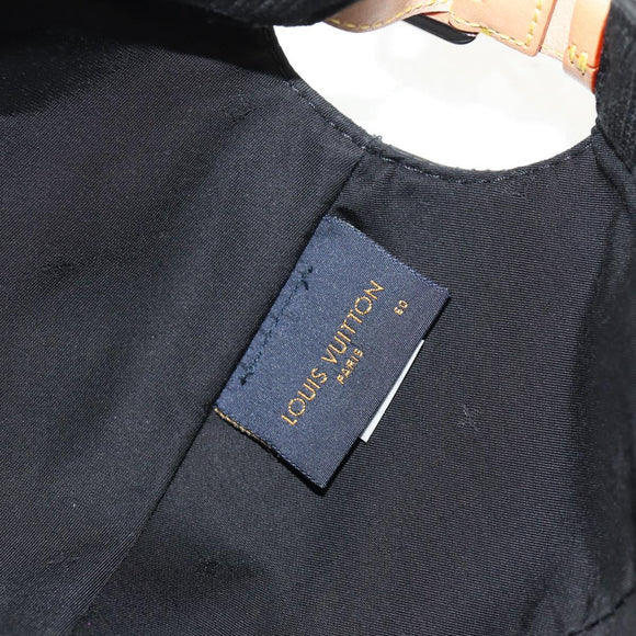 LOUIS VUITTON Monogram Shadow Cap Black M76581 LV Auth BA8732SAV