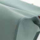 HERMES Her bag Zip GM Hand Bag Canvas Leather Blue Silver Auth BA8733SAM-19