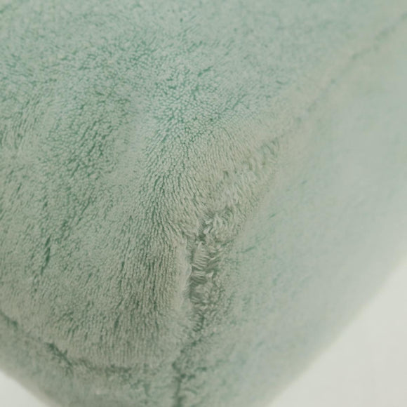 Miu Miu Shoulder Bag pile Turquoise Blue Gold Auth BA8734V