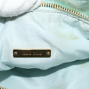 Miu Miu Shoulder Bag pile Turquoise Blue Gold Auth BA8734V-9
