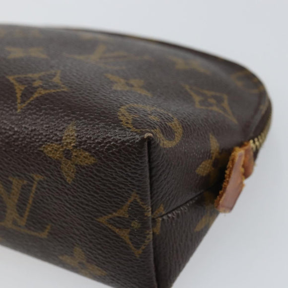 LOUIS VUITTON Monogram Pochette Cosmetic PM Pouch M43998 LV Auth BA8735