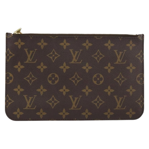 LOUIS VUITTON Monogram Neverfull MM Pouch Accessory Pouch LV Auth BA8740