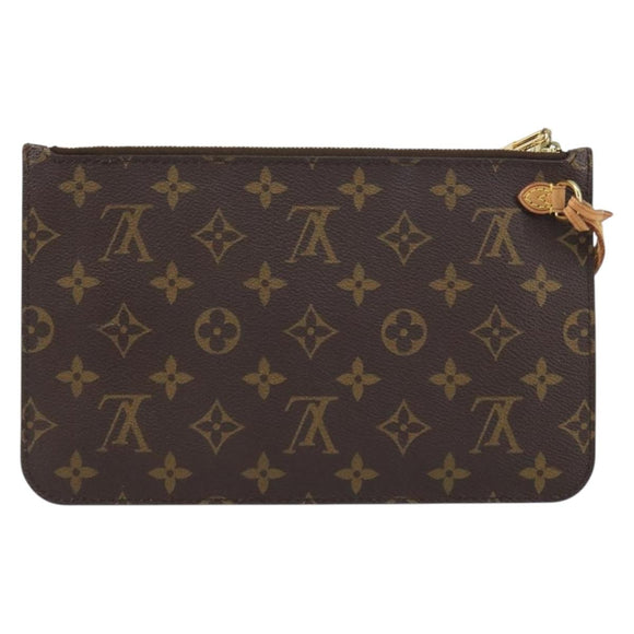 LOUIS VUITTON Monogram Neverfull MM Pouch Accessory Pouch LV Auth BA8740