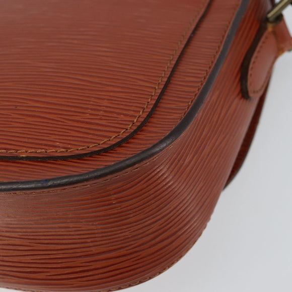 LOUIS VUITTON Epi Saint Cloud PM Shoulder Bag Brown M52213 LV Auth BA8743