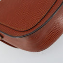 LOUIS VUITTON Epi Saint Cloud PM Shoulder Bag Brown M52213 LV Auth BA8743-18