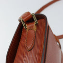 LOUIS VUITTON Epi Saint Cloud PM Shoulder Bag Brown M52213 LV Auth BA8743-19