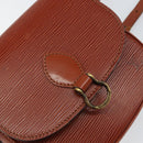 LOUIS VUITTON Epi Saint Cloud PM Shoulder Bag Brown M52213 LV Auth BA8743-20