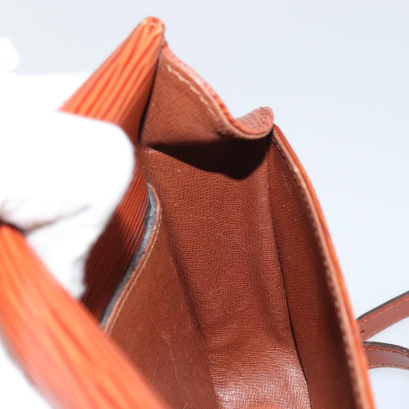 LOUIS VUITTON Epi Saint Cloud PM Shoulder Bag Brown M52213 LV Auth BA8743