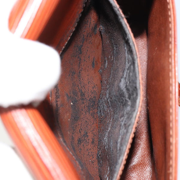 LOUIS VUITTON Epi Saint Cloud PM Shoulder Bag Brown M52213 LV Auth BA8743