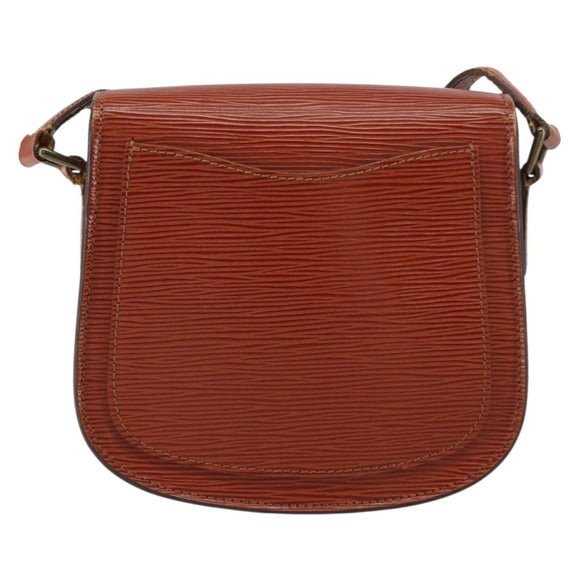 LOUIS VUITTON Epi Saint Cloud PM Shoulder Bag Brown M52213 LV Auth BA8743