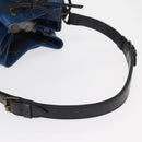 LOUIS VUITTON Epi Petit Noe Bag Bicolor Black Blue M44152 LV Auth BA8744-8