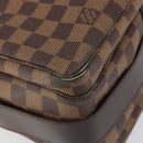 LOUIS VUITTON Damier Ebene Naviglio Shoulder Bag N45255 LV Auth BA8745-15