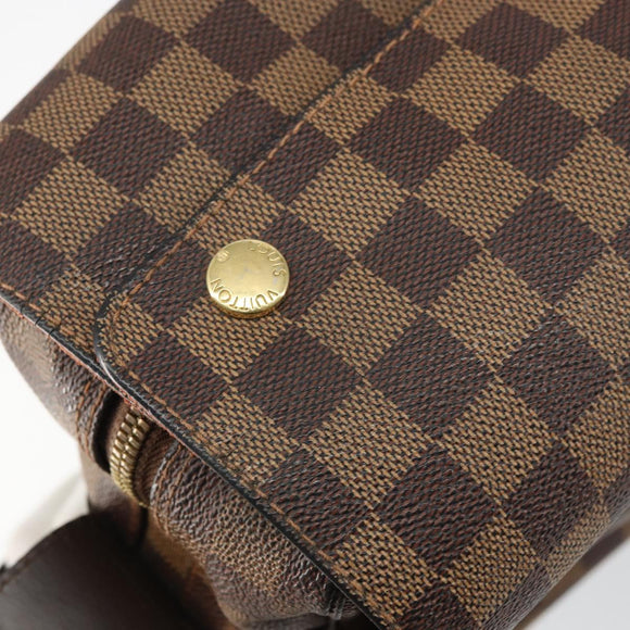 LOUIS VUITTON Damier Ebene Naviglio Shoulder Bag N45255 LV Auth BA8745
