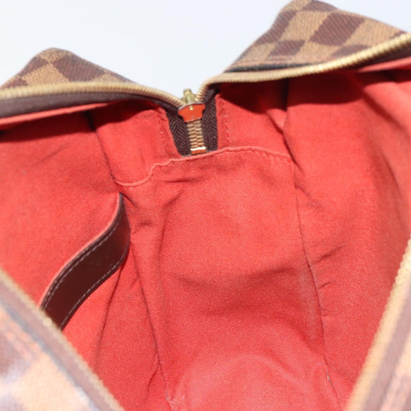 LOUIS VUITTON Damier Ebene Naviglio Shoulder Bag N45255 LV Auth BA8745