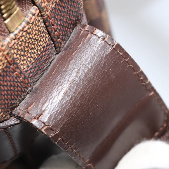 LOUIS VUITTON Damier Ebene Naviglio Shoulder Bag N45255 LV Auth BA8745